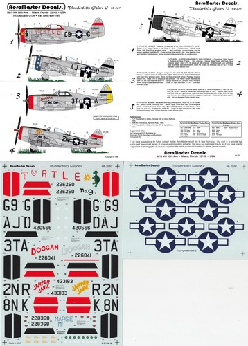 Aeromaster decals p 47d - decals, p-47d