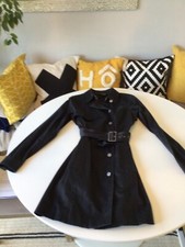 Womens DKNY Black Mac/Trench