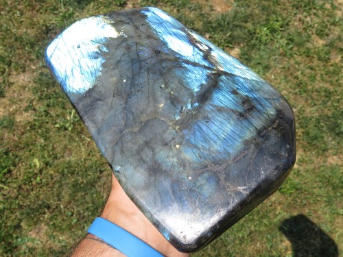 Blue and gold - and, polished