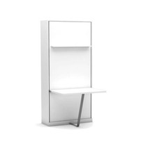 Primer Single Desk Wall Bed - Desk Bed, Hidden, Murphy Bed, Complete Solution