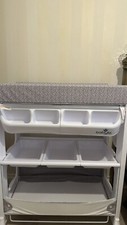 Baby Changing Station Table Top Unit with Drawers Nappy Storage Dresser Babylo