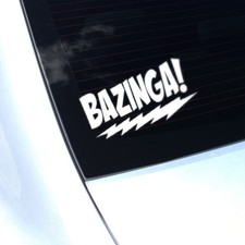 Bazinga Big Bang Decal Sticker