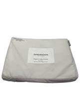Sheridan Organic Cotton Percale 300 TC Double Tailored Quilt White Duvet Cover