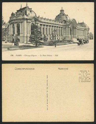 France old postcard paris - old,