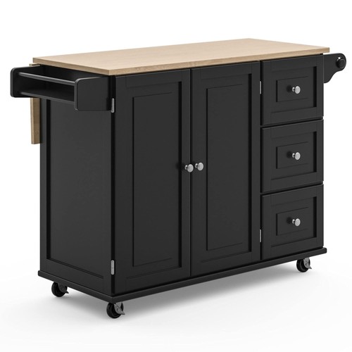Mobile kitchen island cart - kitchen,