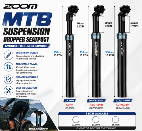 Zoom mtb suspension - suspension, seatpost