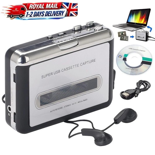 Usb cassette player clear - usb,
