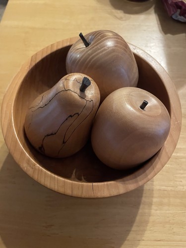 Yew wood turned - artisan, small