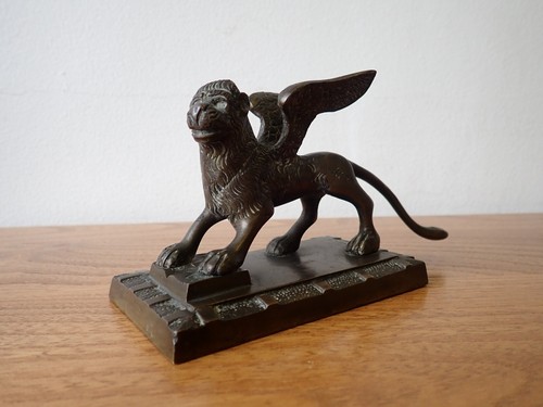 Antique bronze lion venice - lion, of