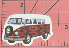 Hippie Bus - Red Circles-