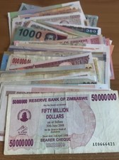 Lot Of 100 World Banknotes