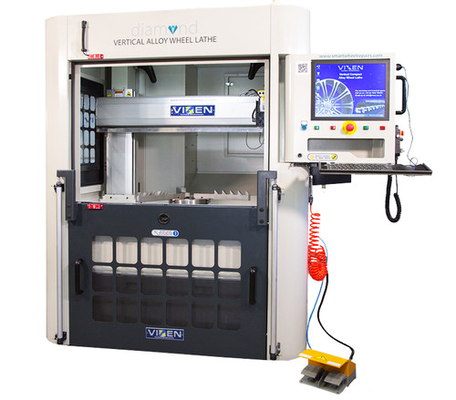 Wheel lathe vertical cnc - -,