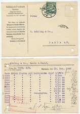 42714 - Perfins S&F = Schlüter & Forsbach - Barmen 18.12.1925 - Postcard