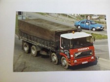 1 X VINTAGE ERF TIPPER TRUCK  PHOTOGRAPH COLOUR [HUDSONS ] G404 PNX