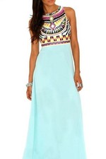 WOMEN TURQUOISE SLEEVELESS