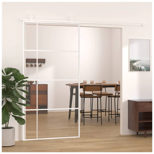 Sliding door white 102 5x205cm - white, 102.5x205cm