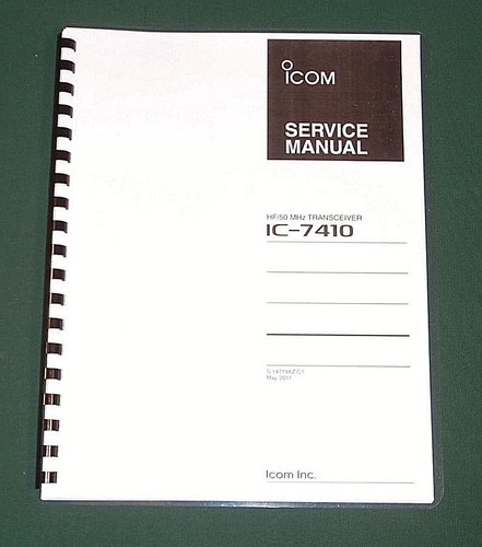 Icom 7410 service - icom,