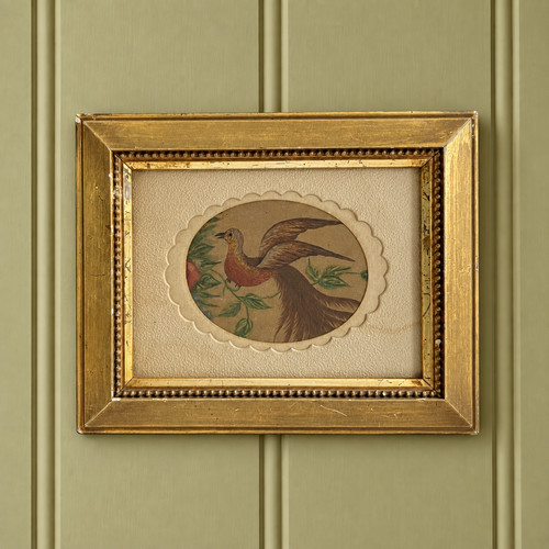 19th century naïve bird - century,