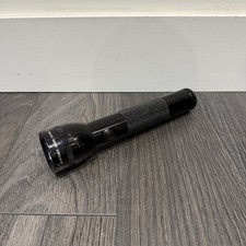 BLACK MAGLITE 2X D CELL TORCH FLASHLIGHT BLACK - WORKING