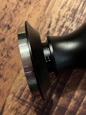 54mm Adjustable Depth Coffee Tamper perfect for sage bambino (Rings pattern)