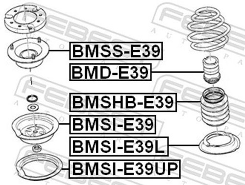 Fits febest bmsi e39l spring - fits,