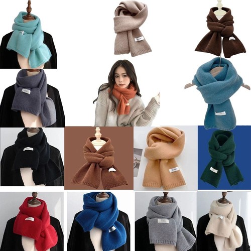 Windproof knitting wool scarf - windproof,