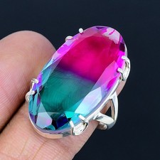 Bi-Color Tourmaline Gemstone