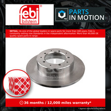 2x Brake Discs Pair Solid fits