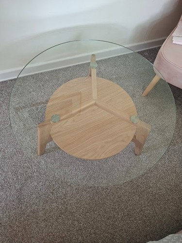 Nord glass coffe table from