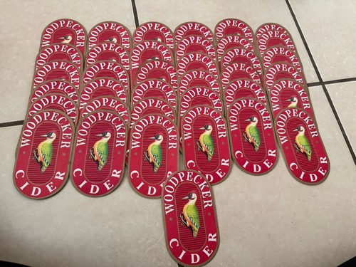 Woodpecker cider beer mat x37 - woodpecker,