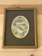 Vintage Sharon Jervis Framed Print Goldcrests Birds