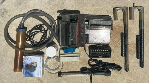 Used aquarium supplies - used,