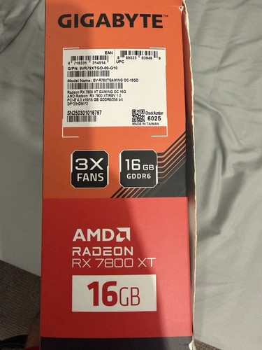 Gigabyte radeon 7800 xt - gigabyte, rx
