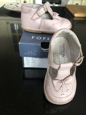 DESIGNER FOFITO SPANISH TRADITIONAL CLASSIC PINK BABY GIRLS LEATHER BOOTS 20 4