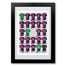 BARCELONA 2024-2025 SQUAD TEAM SIGNED POSTER PRINT PHOTO 24/25 LAMINE YAMAL