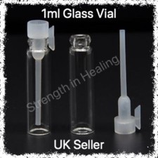 1ml Empty Sample Glass Vial For Perfume, Attar Samples. With a Free Pipette