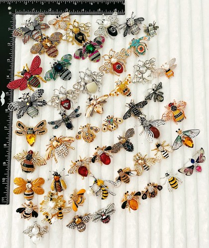 50pc bee brooch pin - pin, honey