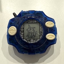 Digimon Digivice D-2 Clear Blue Yamato Gabumon Colour Virtual Pet Japanese Ver