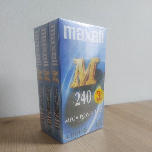 Maxell m240 vhs video tape - vhs,