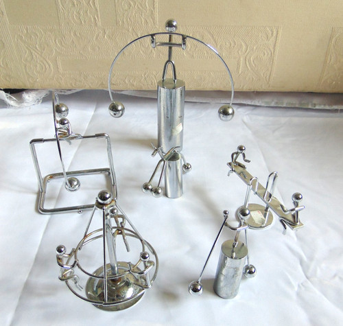 Vintage chrome executive desk - chrome,
