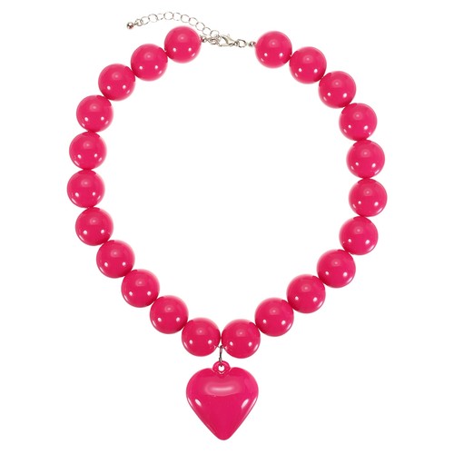 Chunky beaded necklace round - chunky,