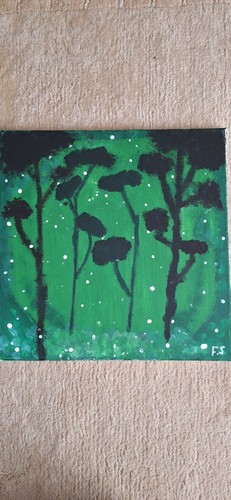 Abstract painting made - painting, by