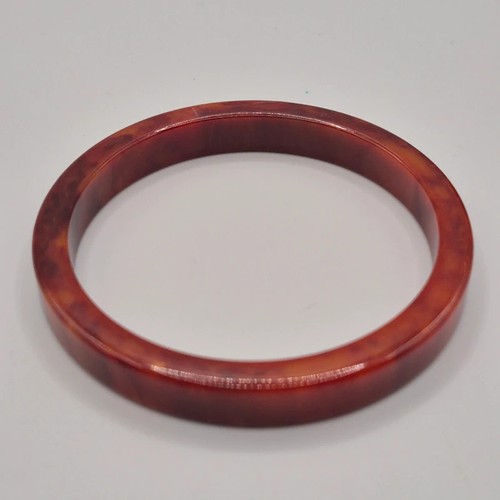 Vintage cherry amber bakelite - amber,