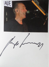 HUGH CORNWALL THE STRANGLERS, AUTOGRAPHED 8 X 6 ALBUM PAGE.