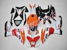 Orange White ABS Injection Mold Bodywork Fairing Kit for Aprilia RS125 2012-2014