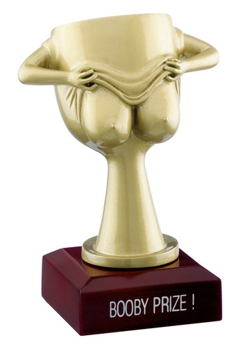 Booby prize trophy - booby, rugby