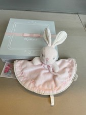BNIB KALOO PERLE PINK  BUNNY RABBIT COMFORTER BLANKIE PLUSH DOUDOU CUTE
