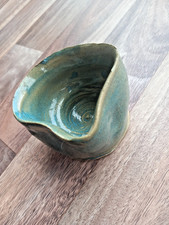 Small Pale Green/ Blue Glazed