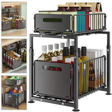 2-Tier Pull Out Basket Under