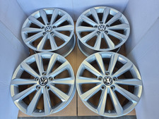 4X GENUINE VW GOLF MK 8 5 6 7 TOURAN CADDY MAXI LIFE 17" ALLOY WHEELS